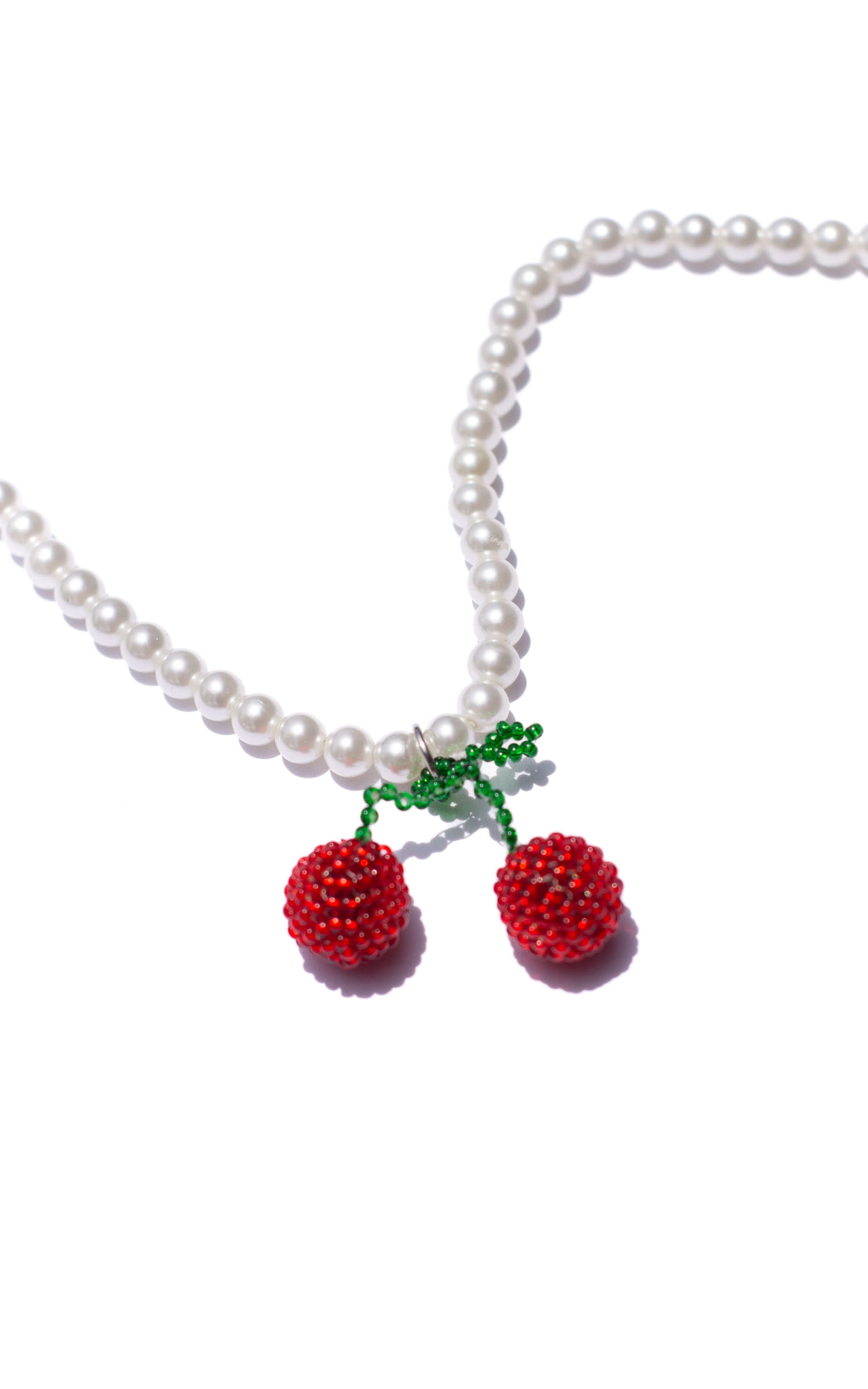 Collar Cherry Perlas