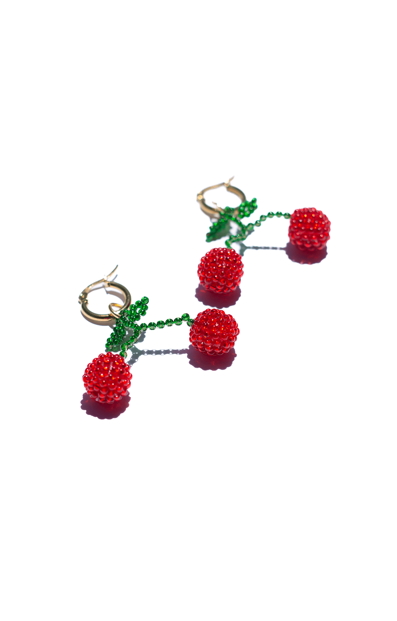 Aretes tipo candonga Cerezas