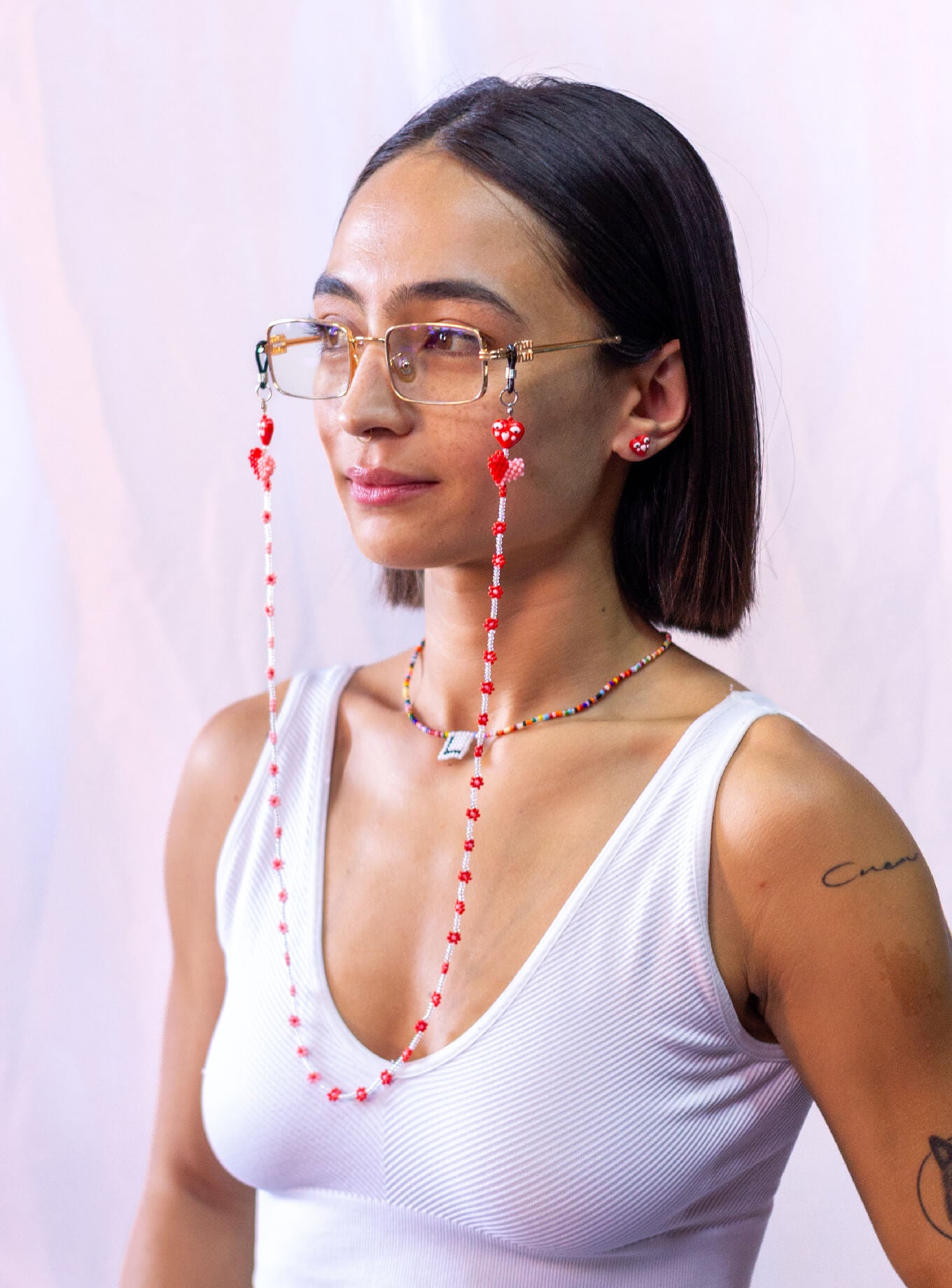 Cuelga gafas Heart Face