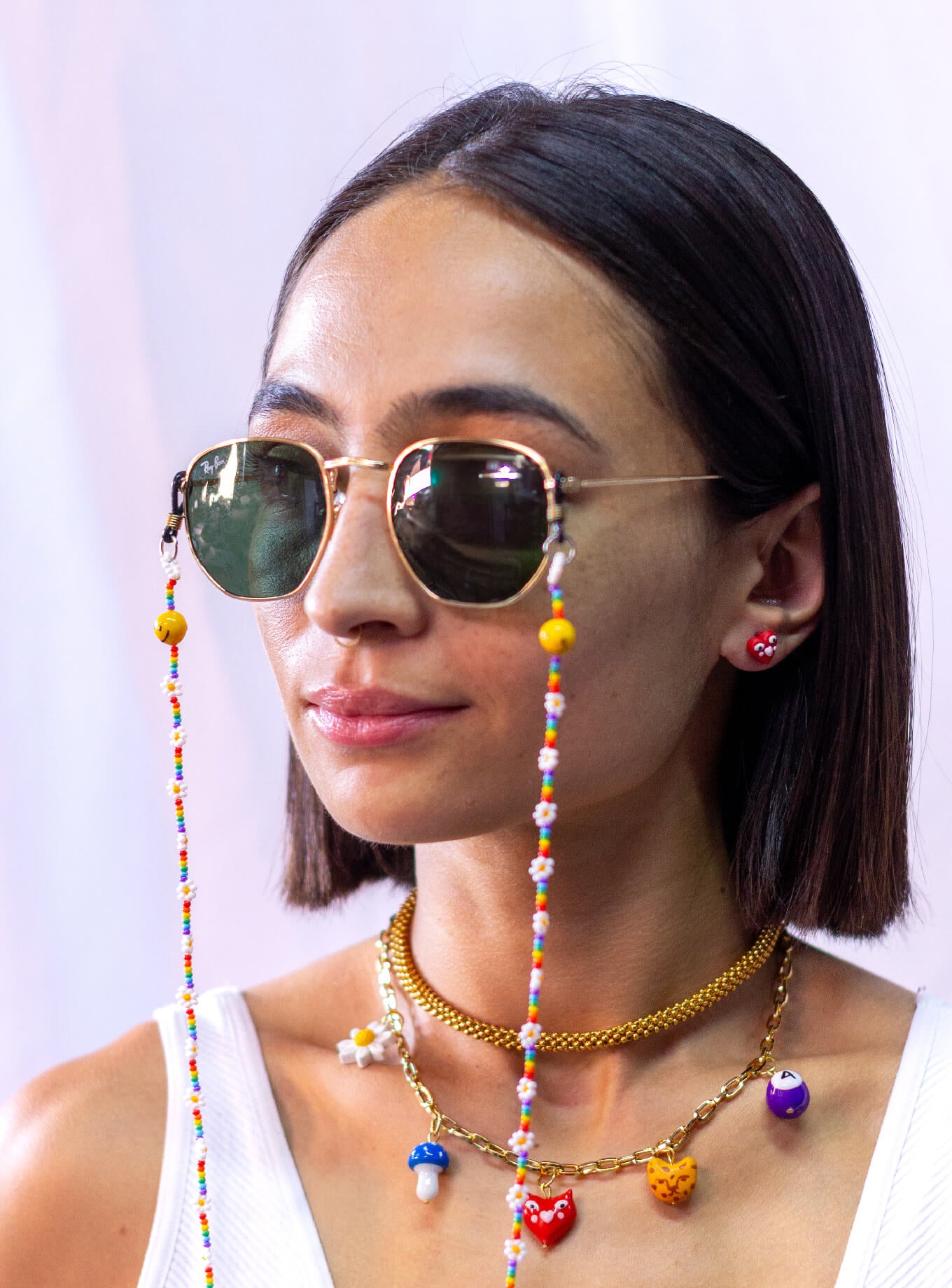 Cuelga gafas Happy Colors