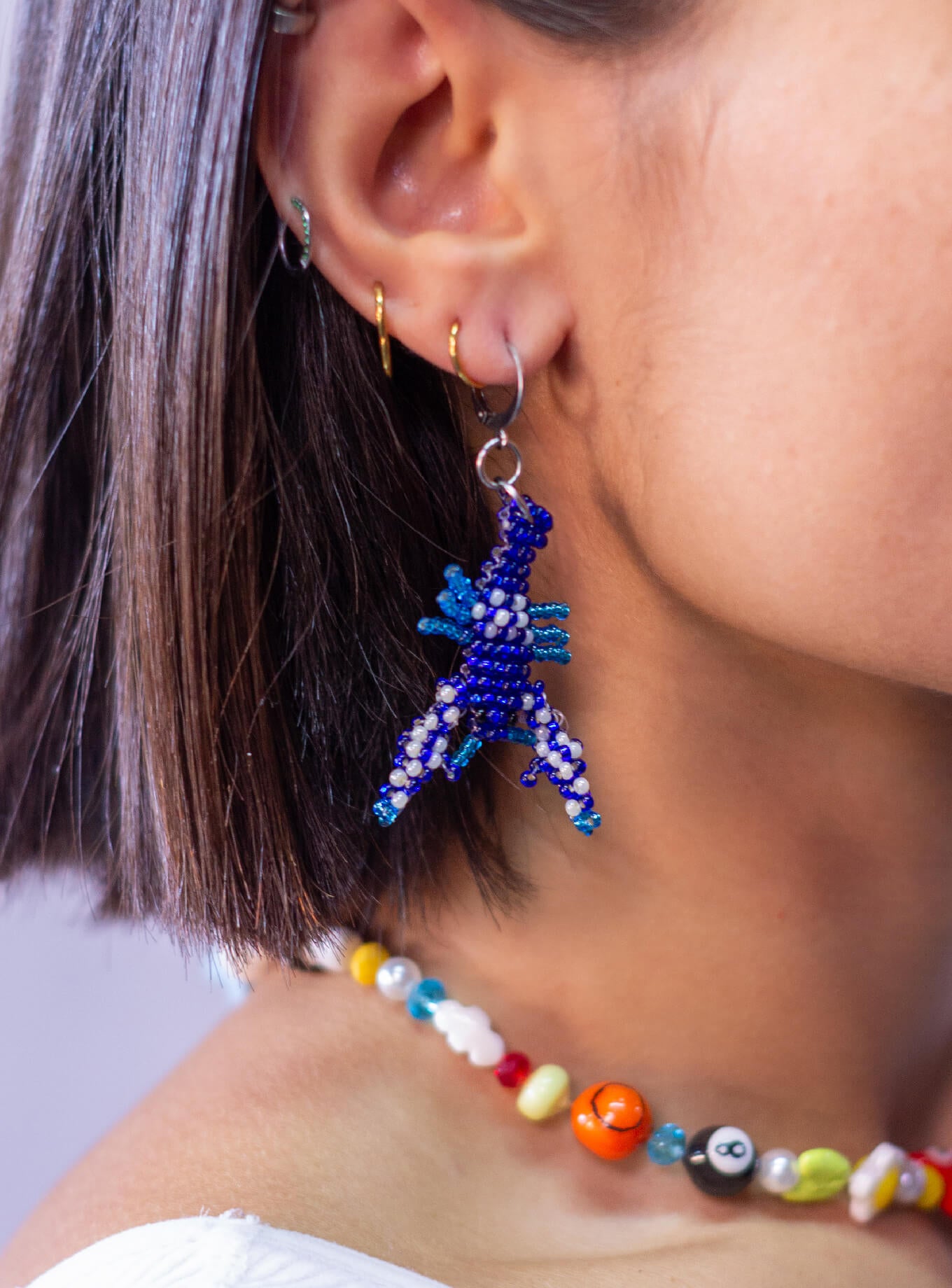 Aretes Langosta Mostacilla