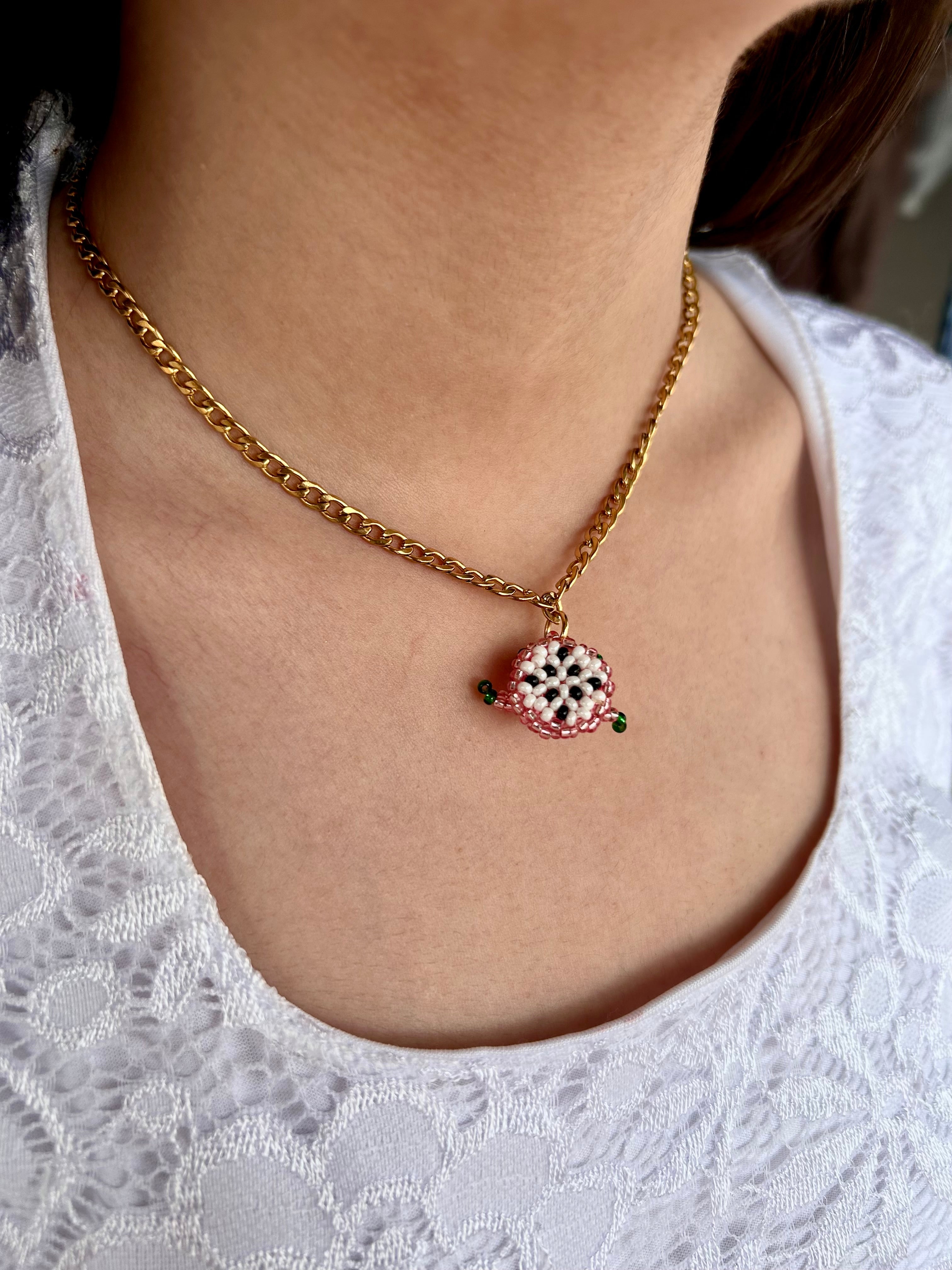 Collar dorado personalizable