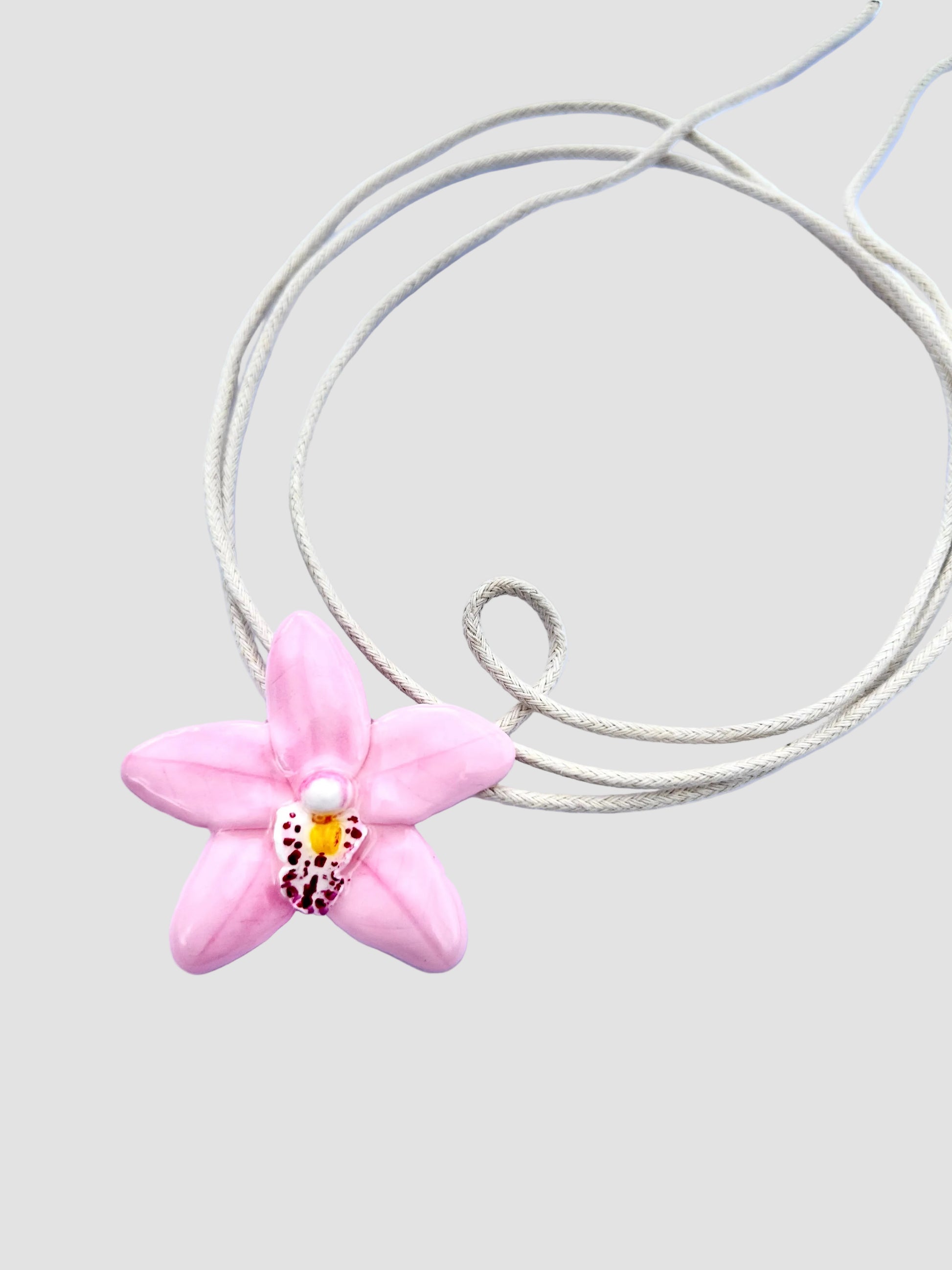 Collar Orquídea Rosada