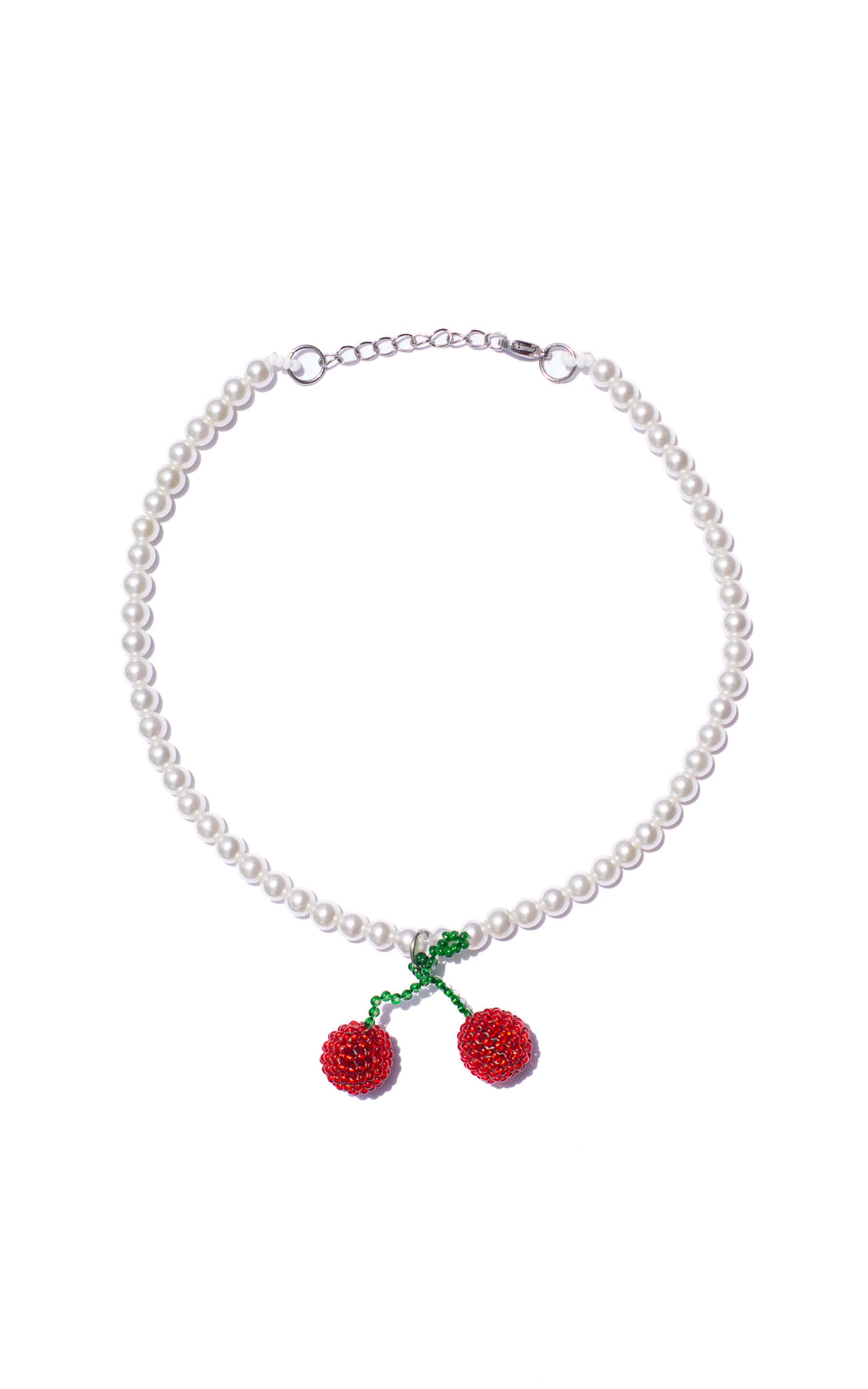 Collar Cherry Perlas