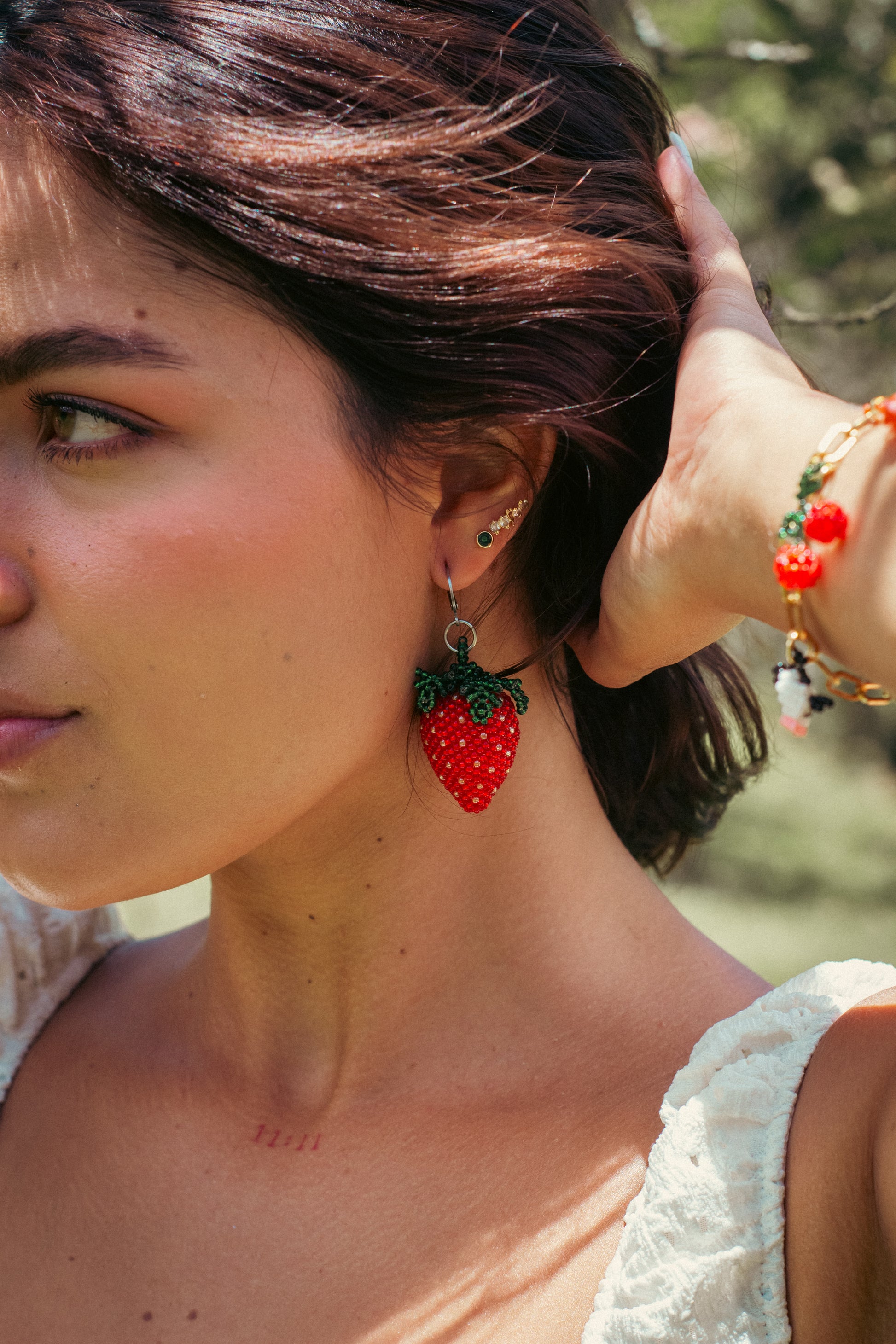 Aretes Fresa
