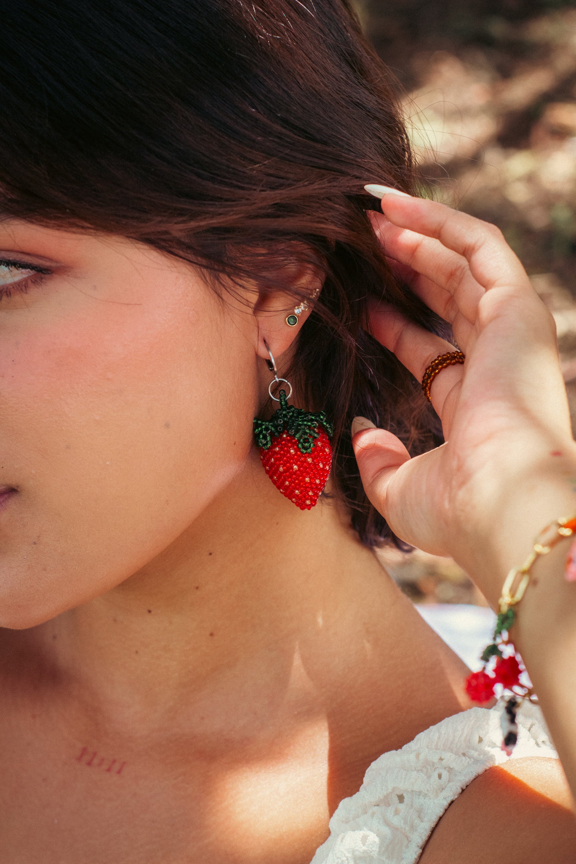 Aretes Fresa