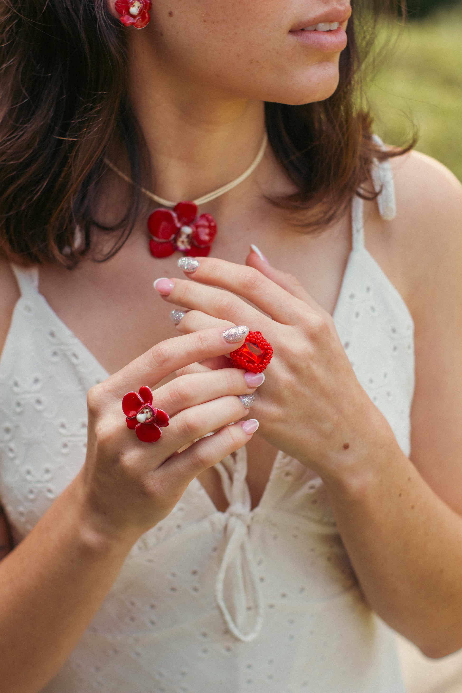Anillo Rojo Rubí