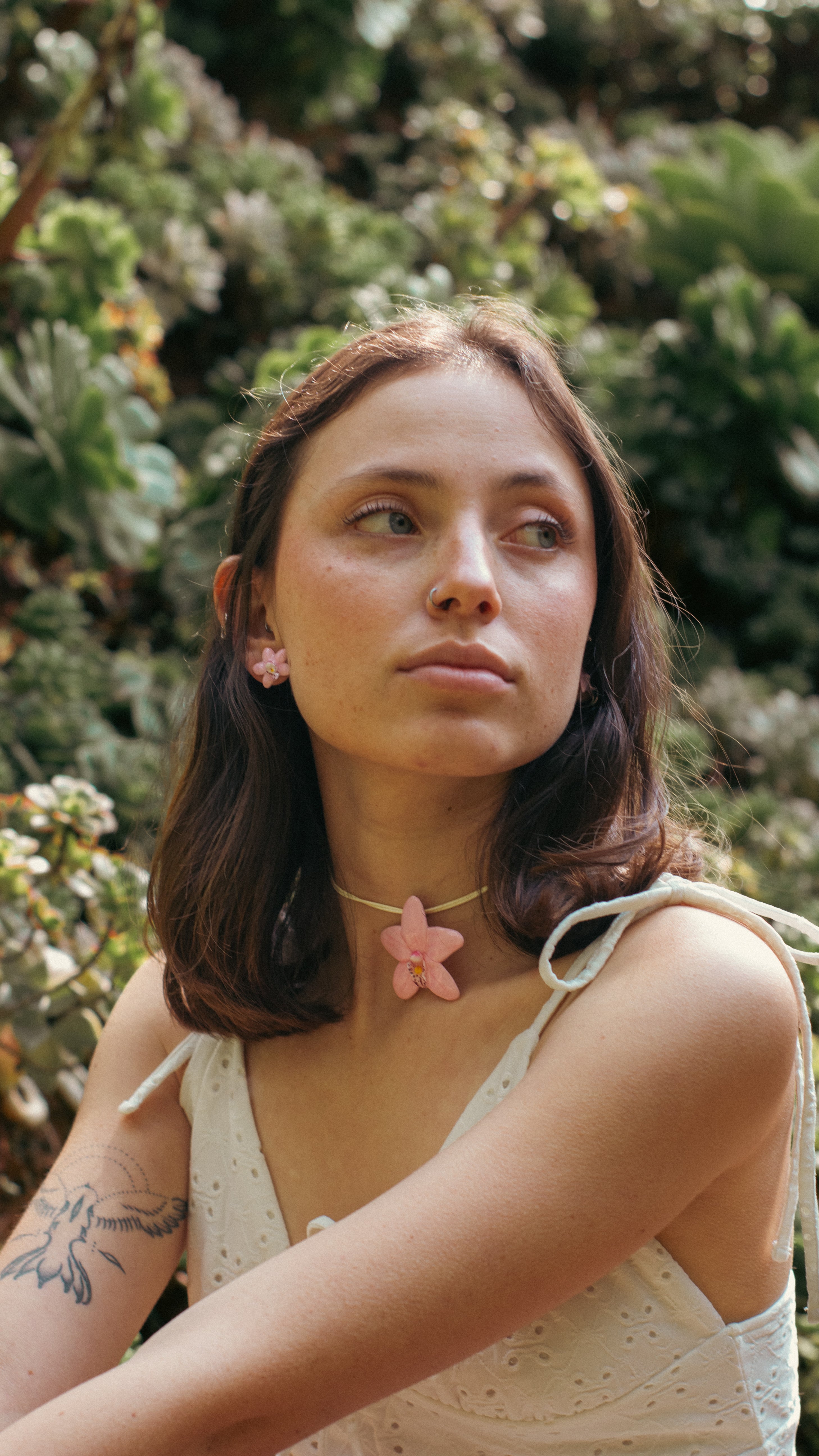 Collar Orquídea Rosada