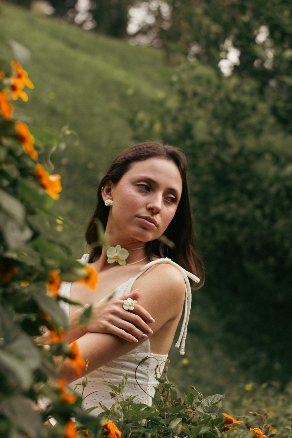 Topitos Orquídea Verde Pastel