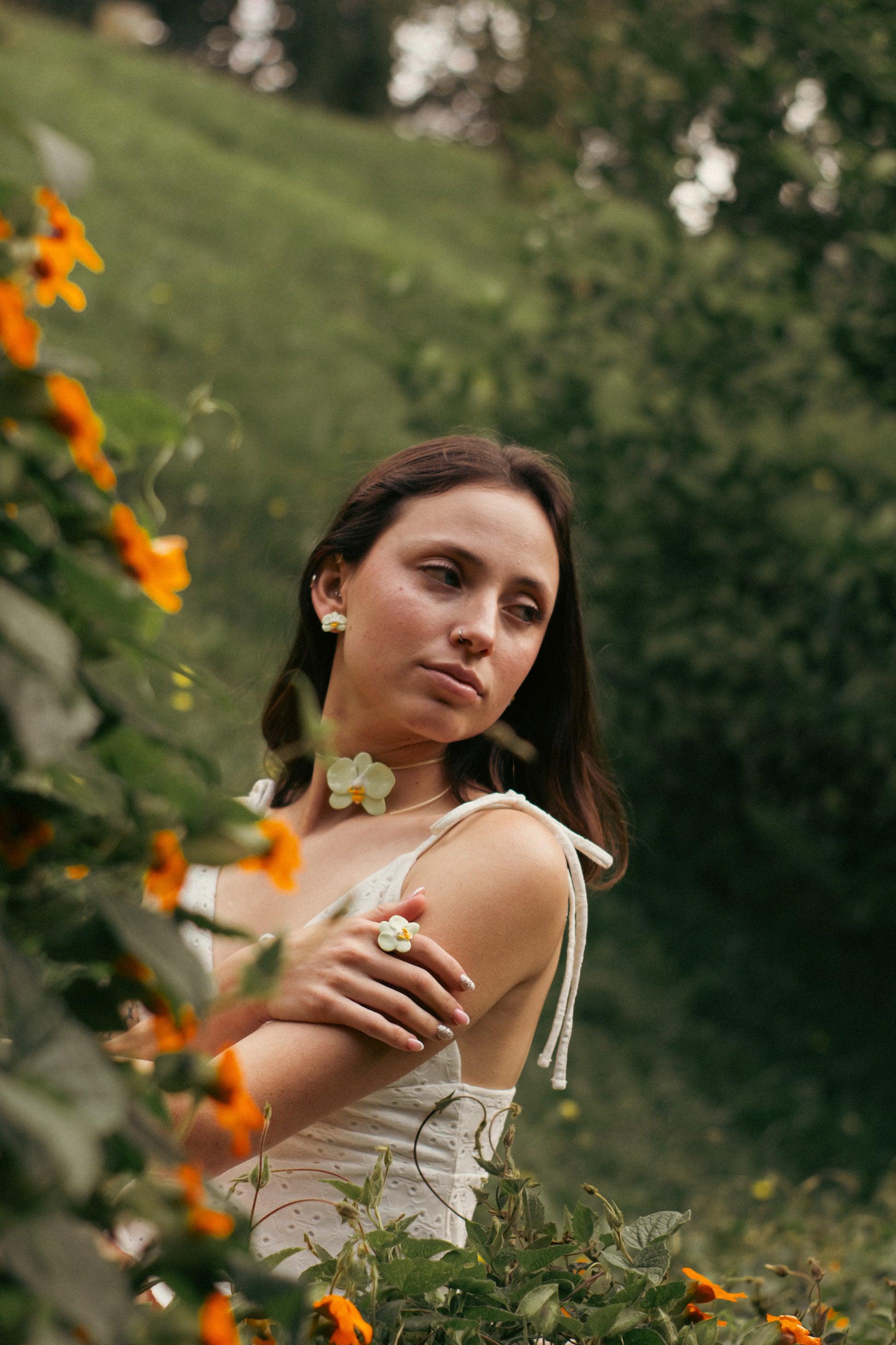 Topitos Orquídea Verde Pastel