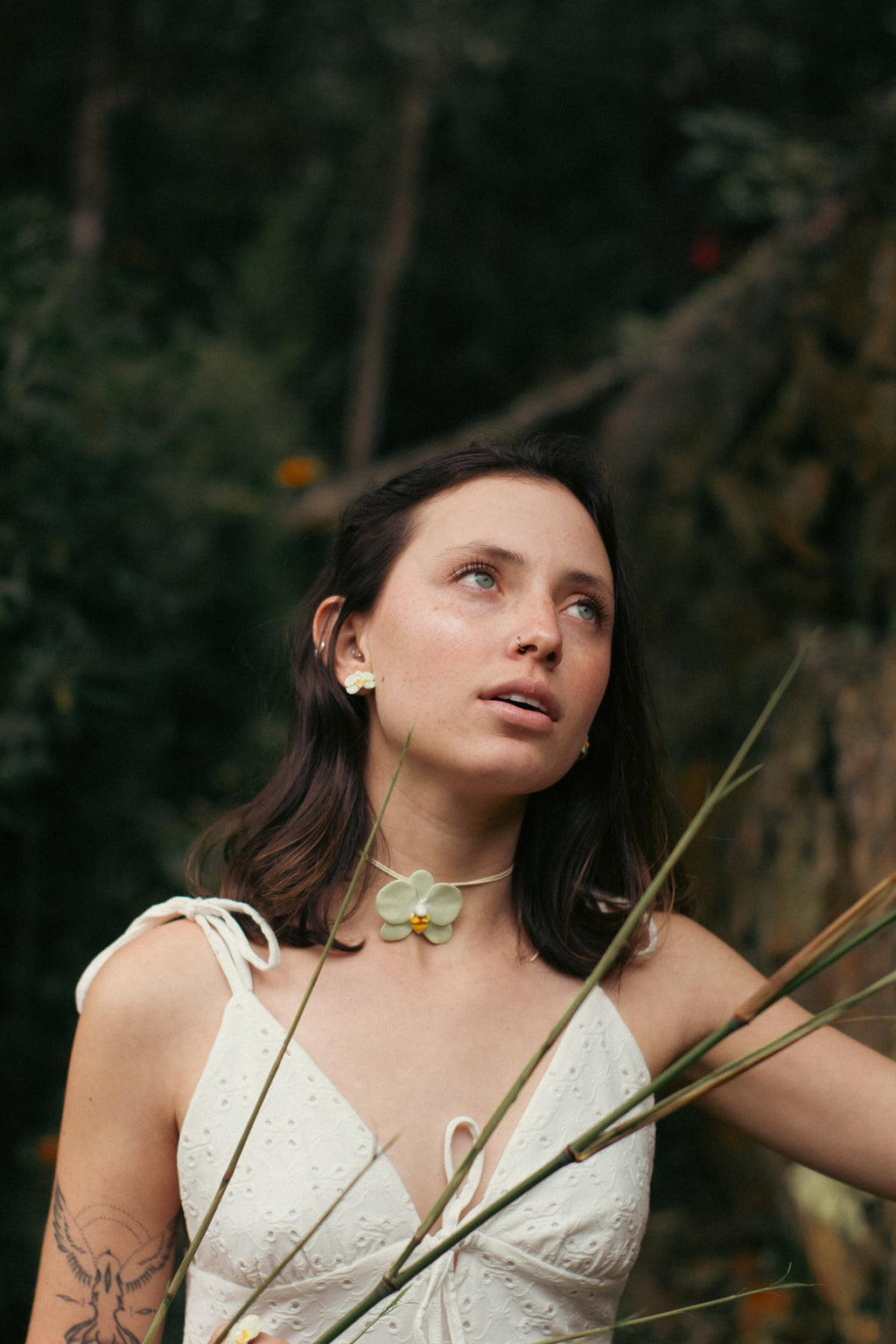 Topitos Orquídea Verde Pastel