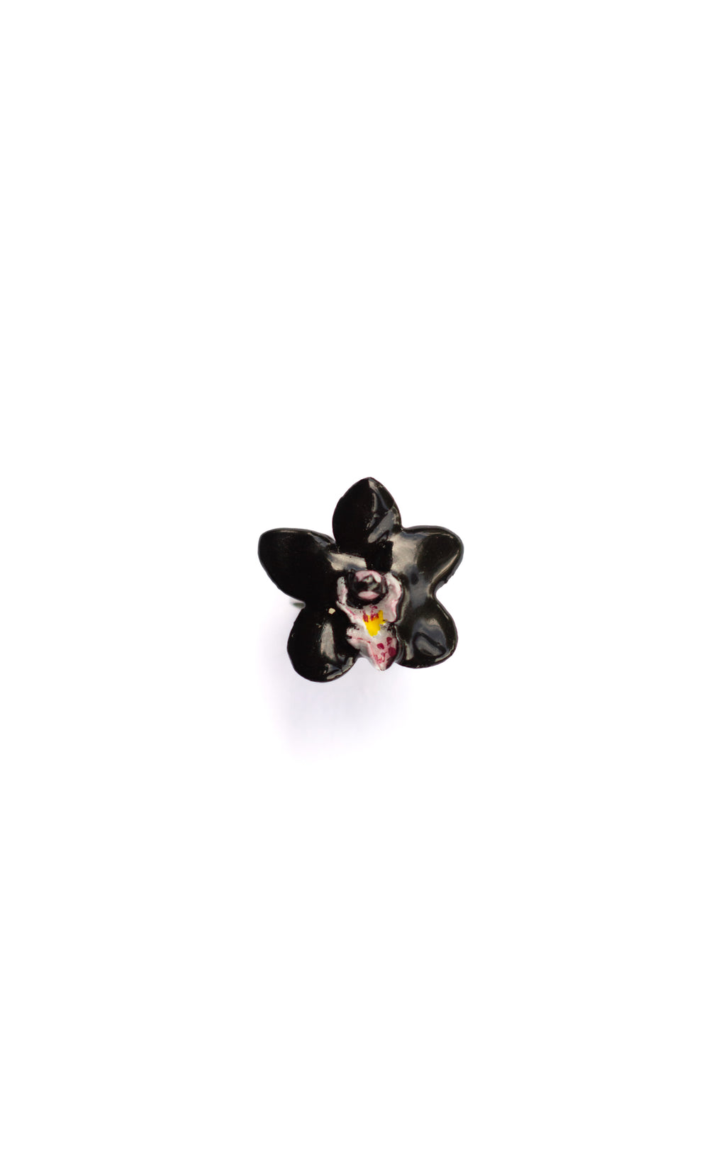 Anillo Orquídea Negra