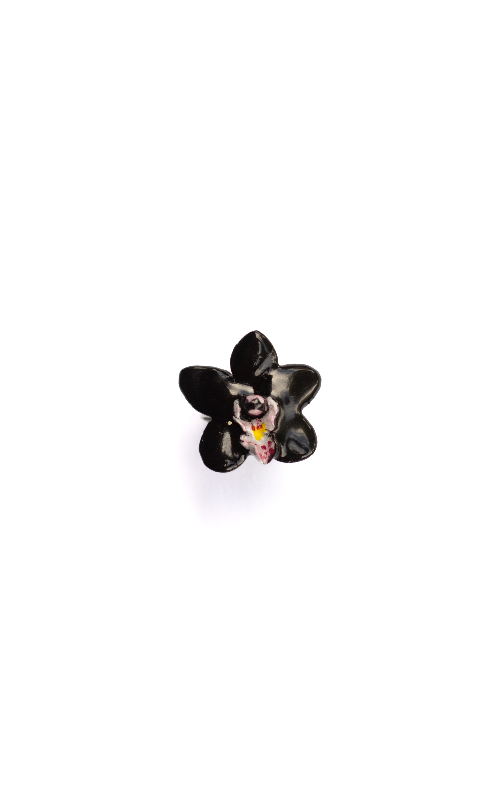 Anillo Orquídea Negra
