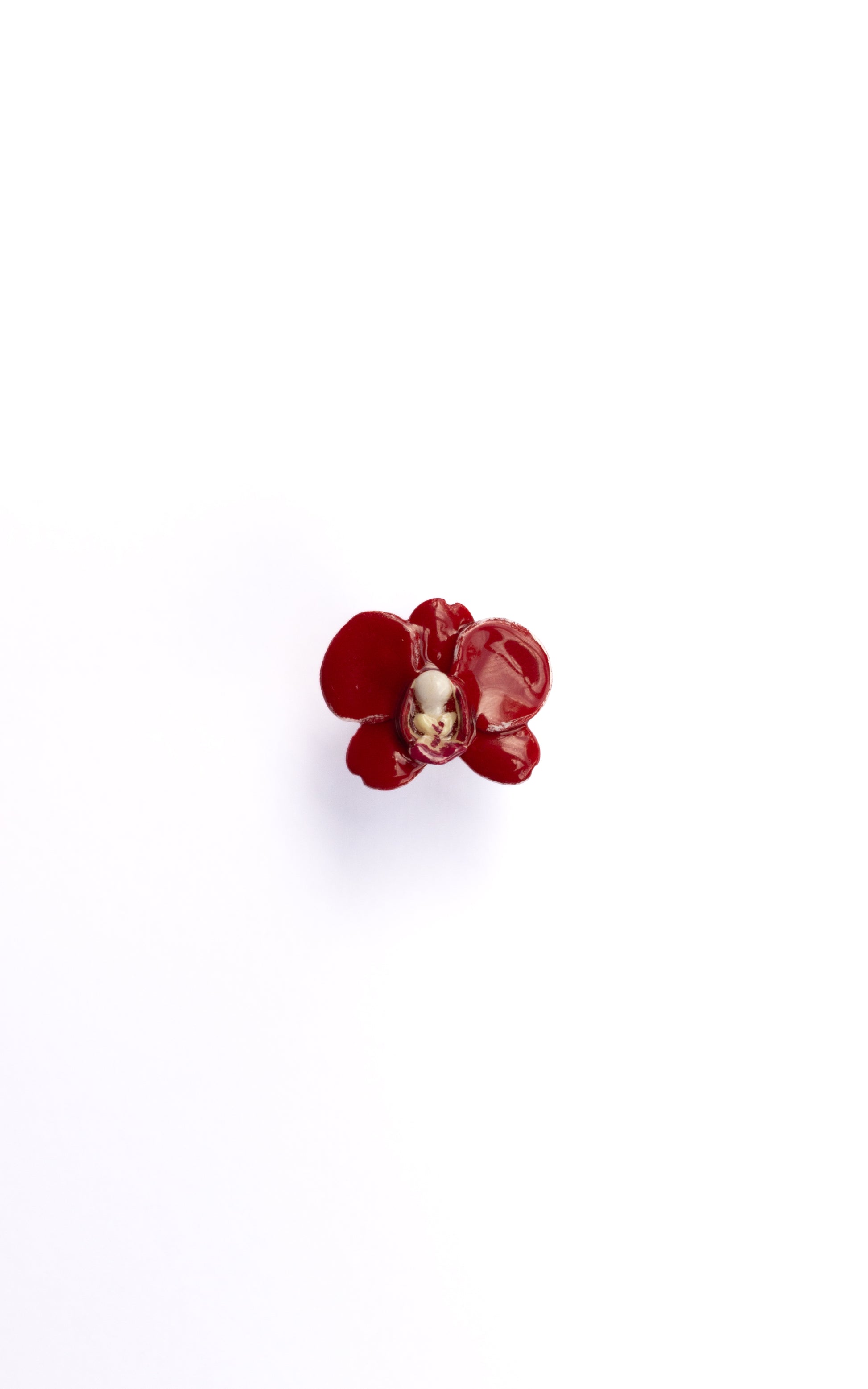 Anillo Orquídea Roja