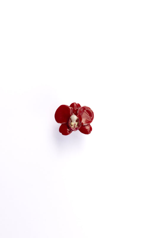 Anillo Orquídea Roja