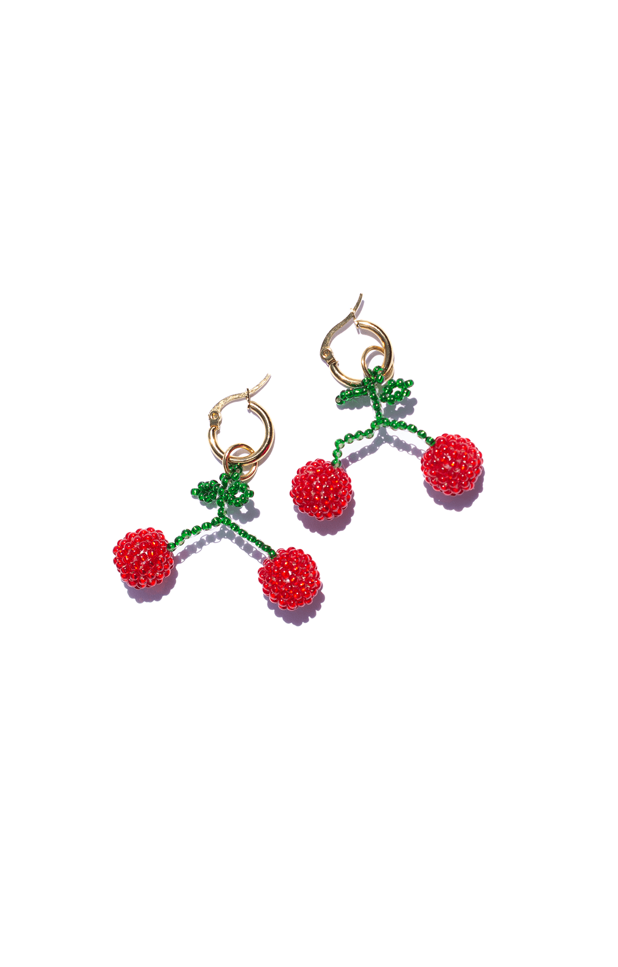 Aretes tipo candonga Cerezas