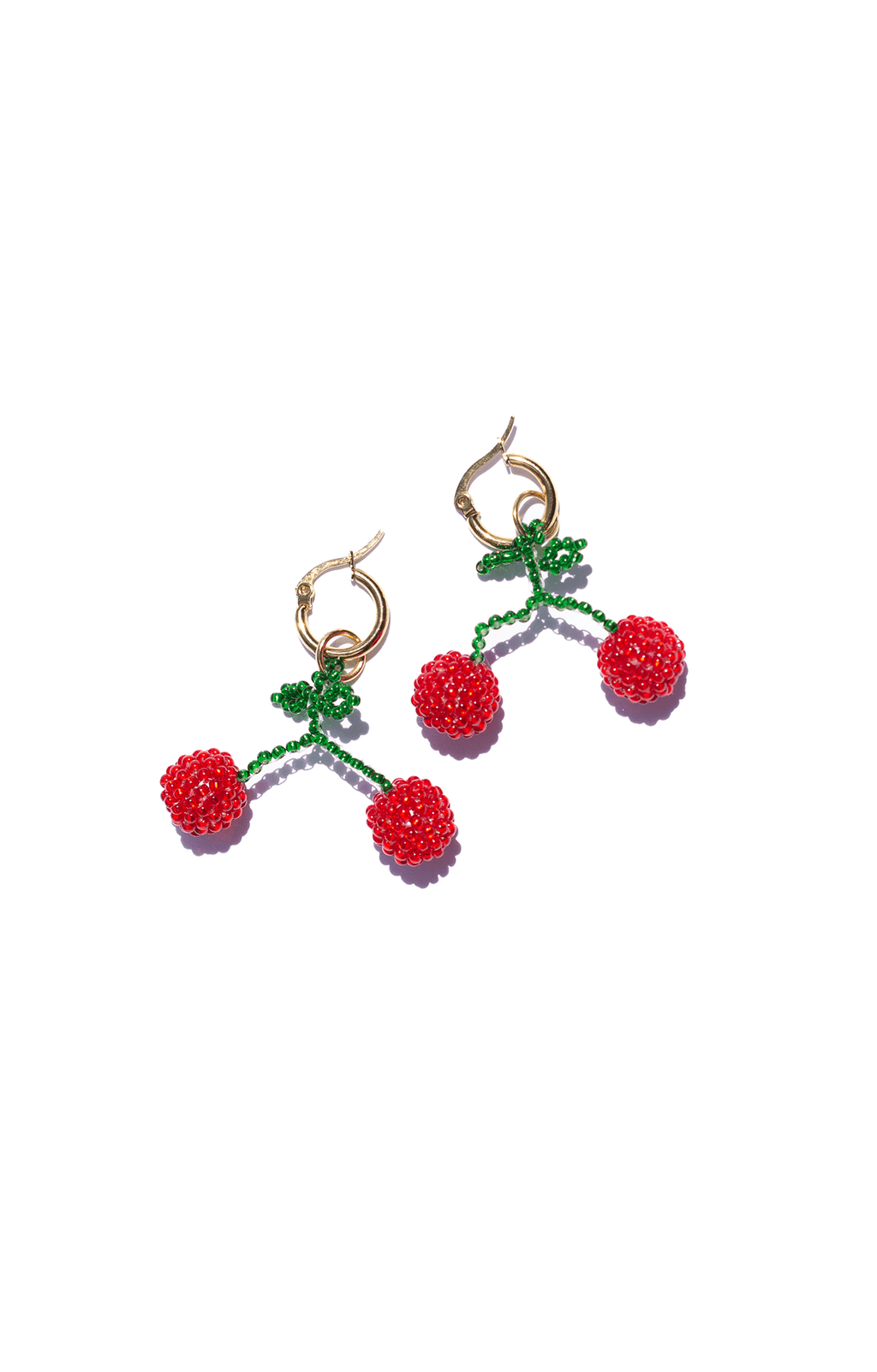 Aretes tipo candonga Cerezas