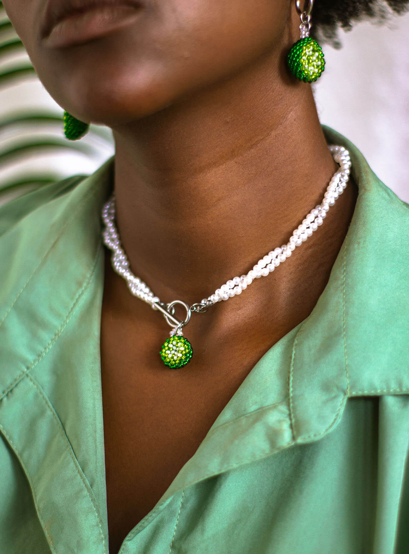 Aretes tipo candonga Limón