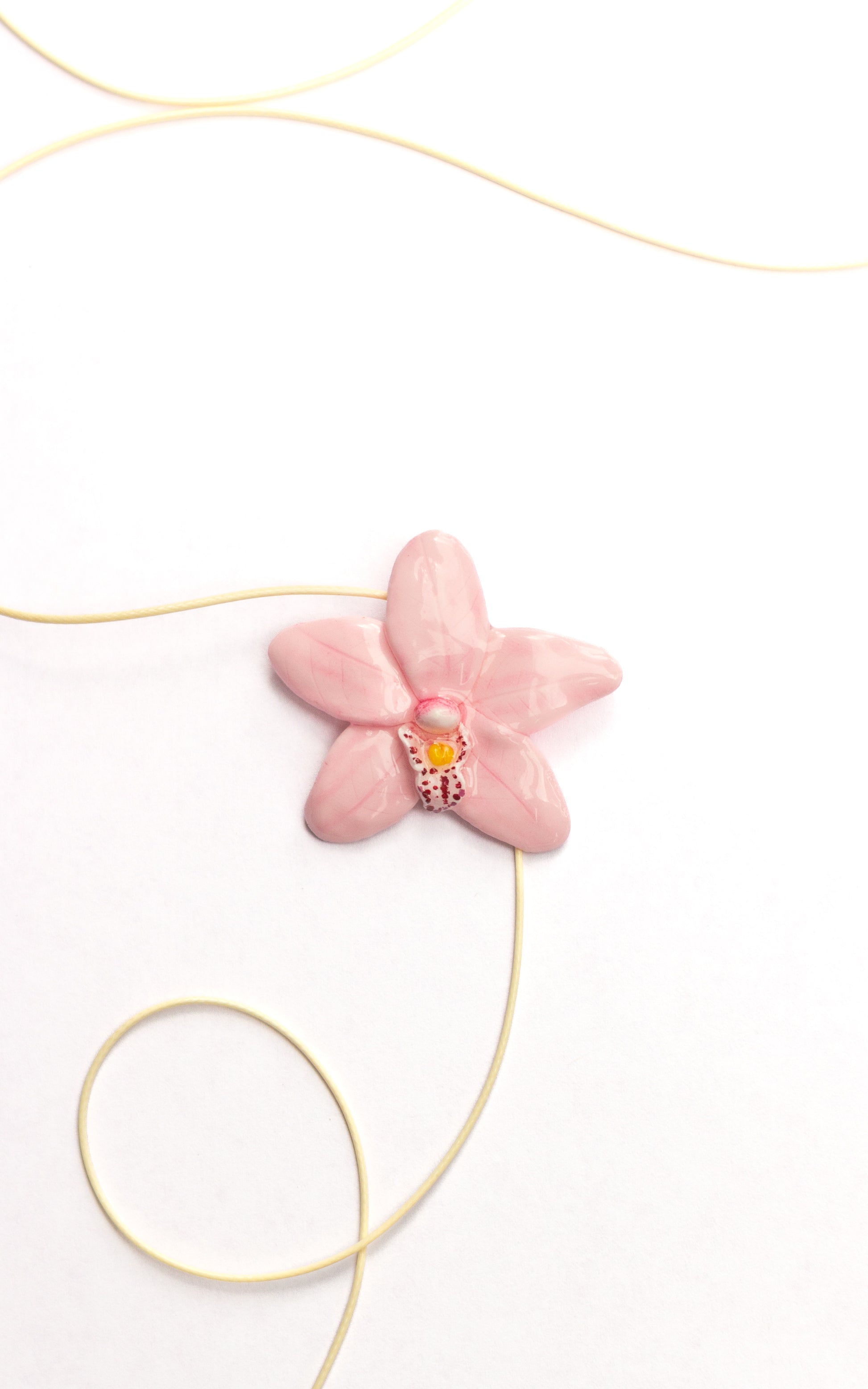 Collar Orquídea Rosada