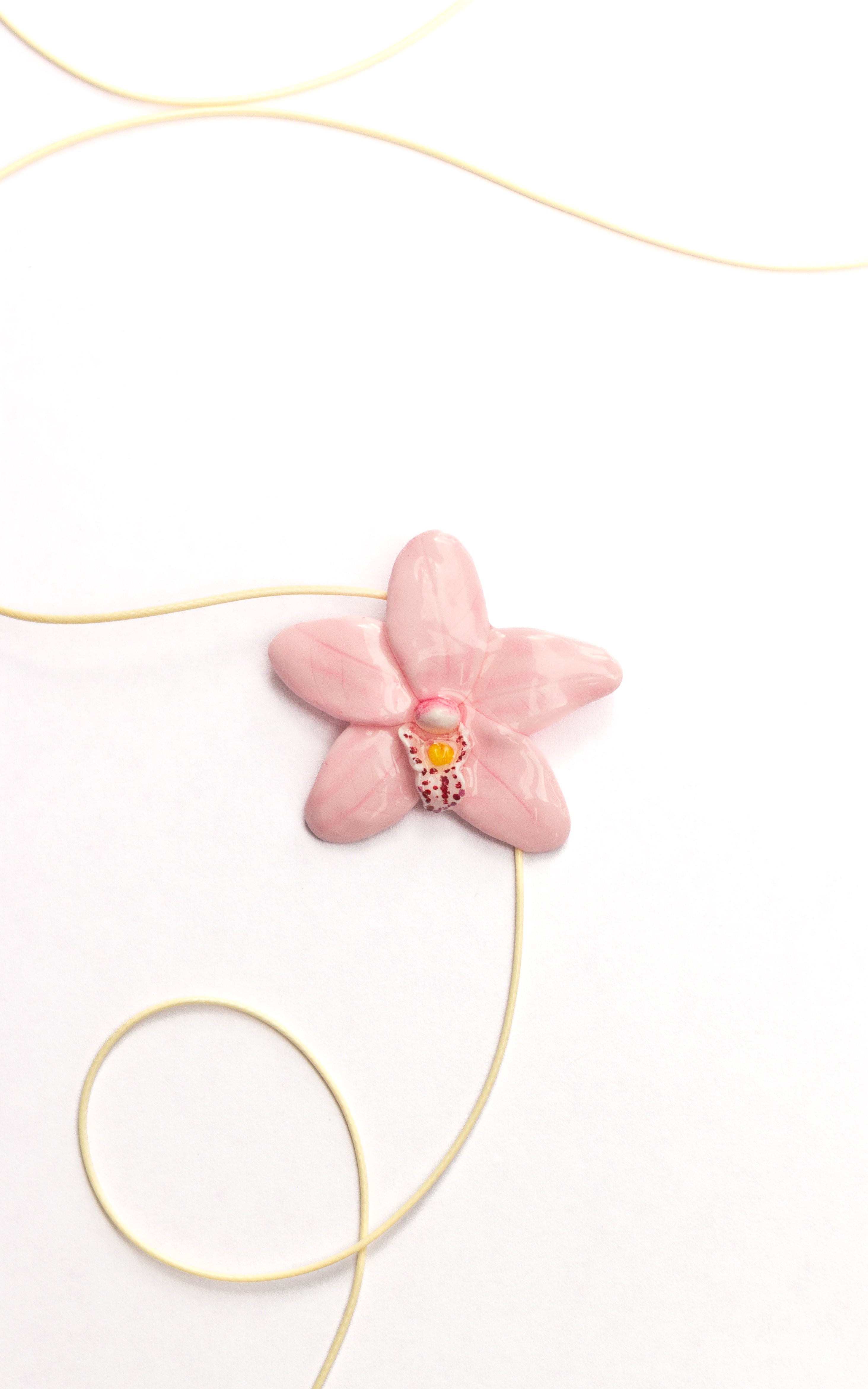 Collar Orquídea Rosada